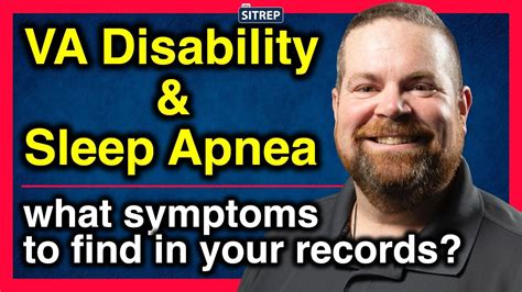 sleep apnea symptoms va disability